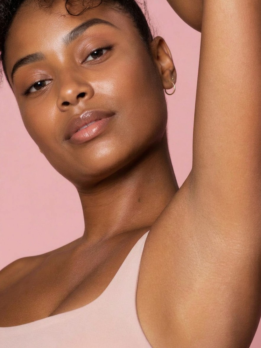 Underarms after Petal Wax — smooth, hair-free skin